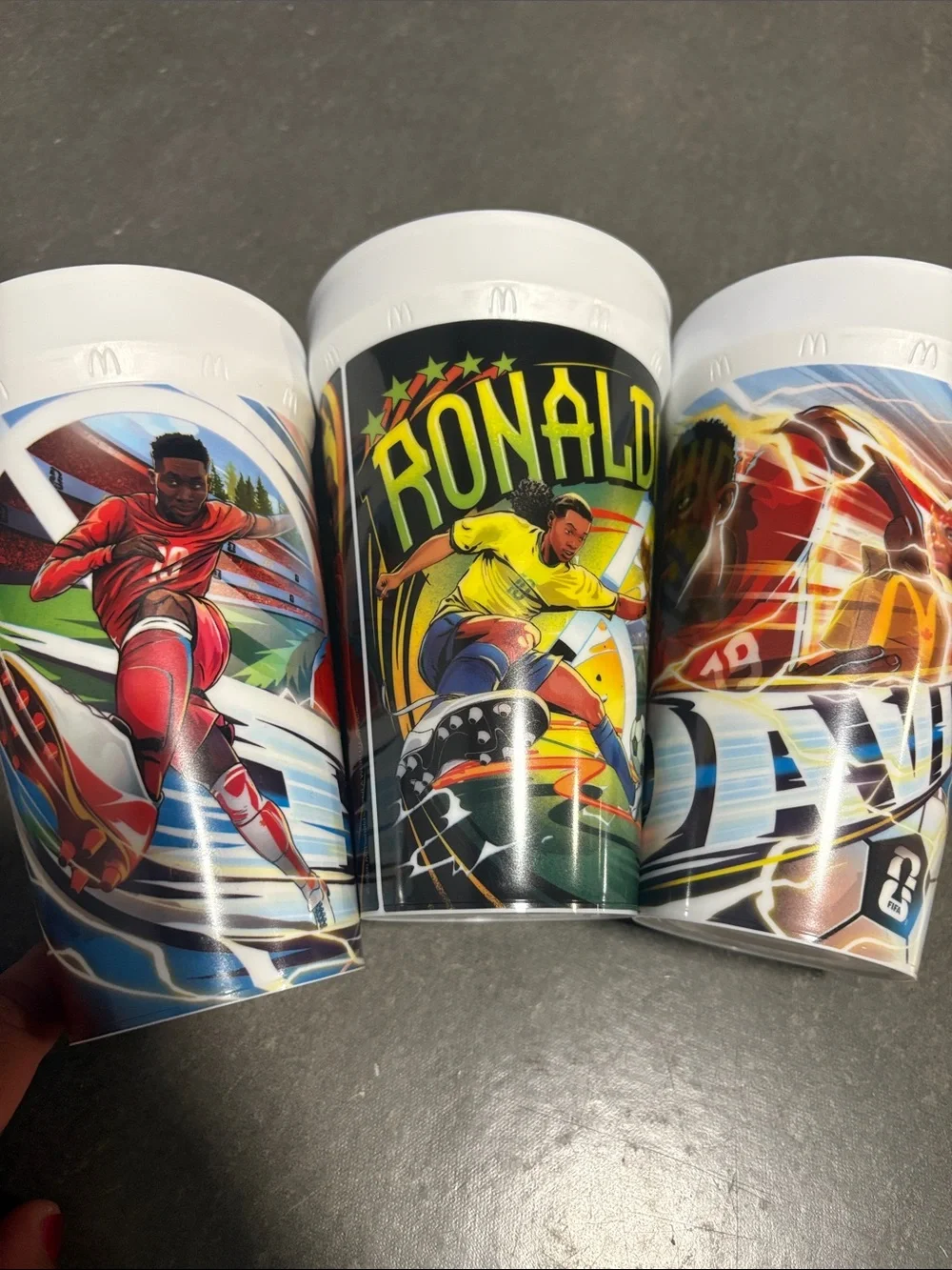 McDonald's WorldCup 2026 Collectible Soccer Cups (3 cups)
